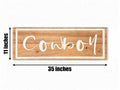 Custom Cedar Wood  Sign – Personalized Farmhouse Charm