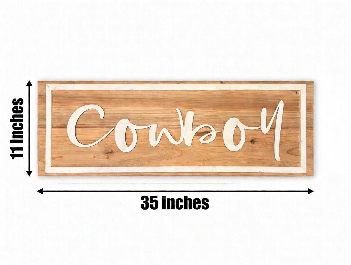 Custom Cedar Wood Livestock Sign – Personalized Farmhouse Charm